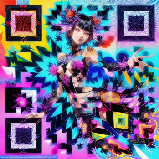 QR Code with anime theme